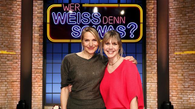Treten bei "Wer weiß denn sowas?" als Kandidatinnen an: Die Schauspielerin Tanja Wedhorn und die Schauspielerin Felicitas Woll.